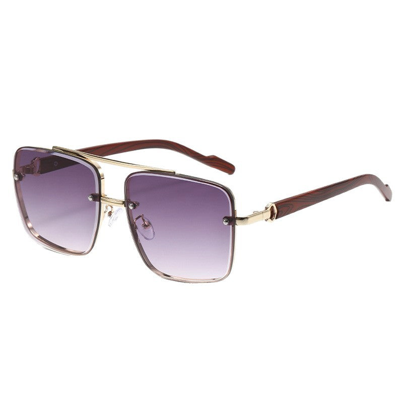 HD polarized pilot sunglasses for men.