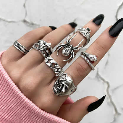 Cross-border New Opening Multi-joint Ring Set