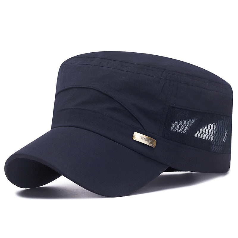 Men's Summer Sunshade: Korean Mesh Flat Cap