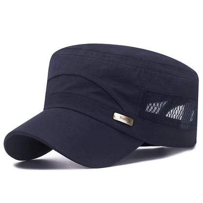 Men's Summer Sunshade: Korean Mesh Flat Cap