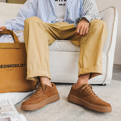 Force One Retro Suede Sneakers