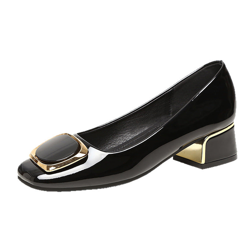 Britelle Soft Leather Mid-Heels