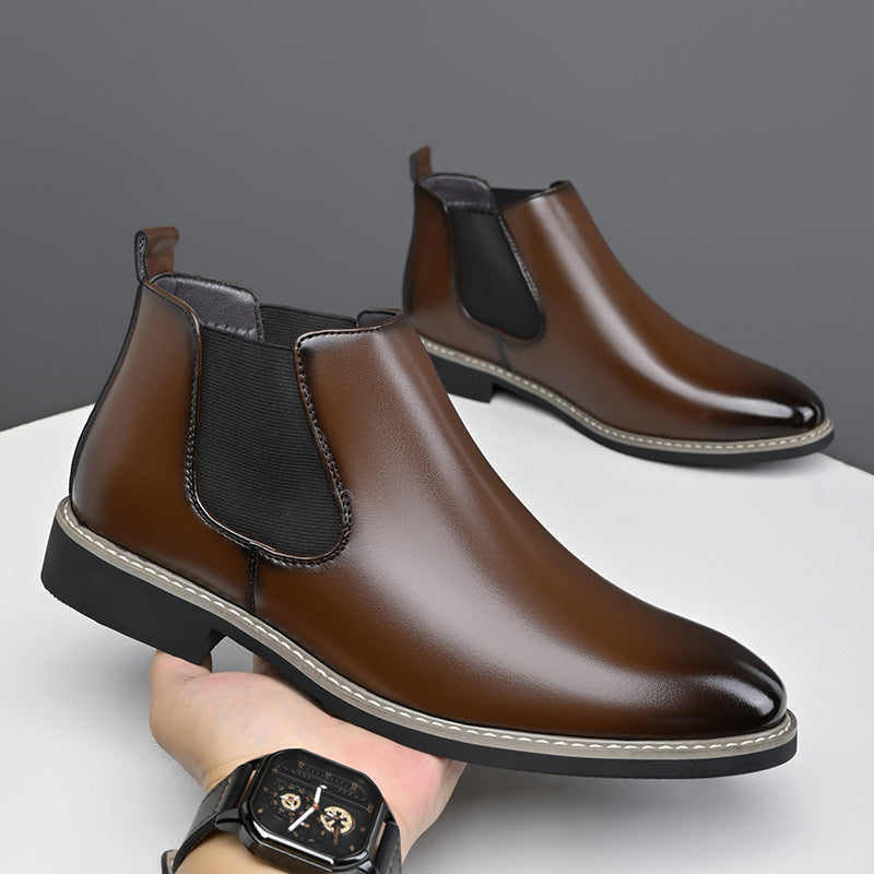 Urban Forge Max Leather Chelsea Martin Boots