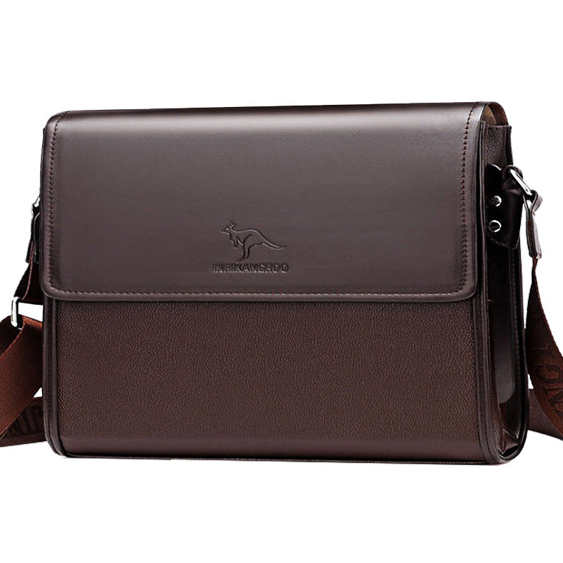 Genuine Leather Texture Shoulder Bag