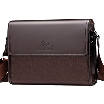 Genuine Leather Texture Shoulder Bag