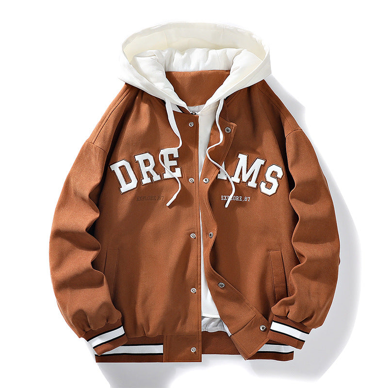 Astro Warm NASA  Plus Size Velvet Bomber Baseball Jacket