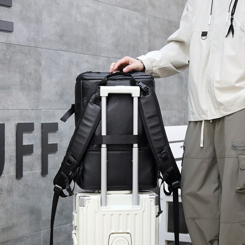 Leather Outdoor Adventure Backpack