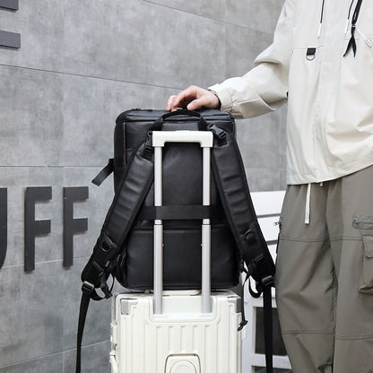 Leather Outdoor Adventure Backpack