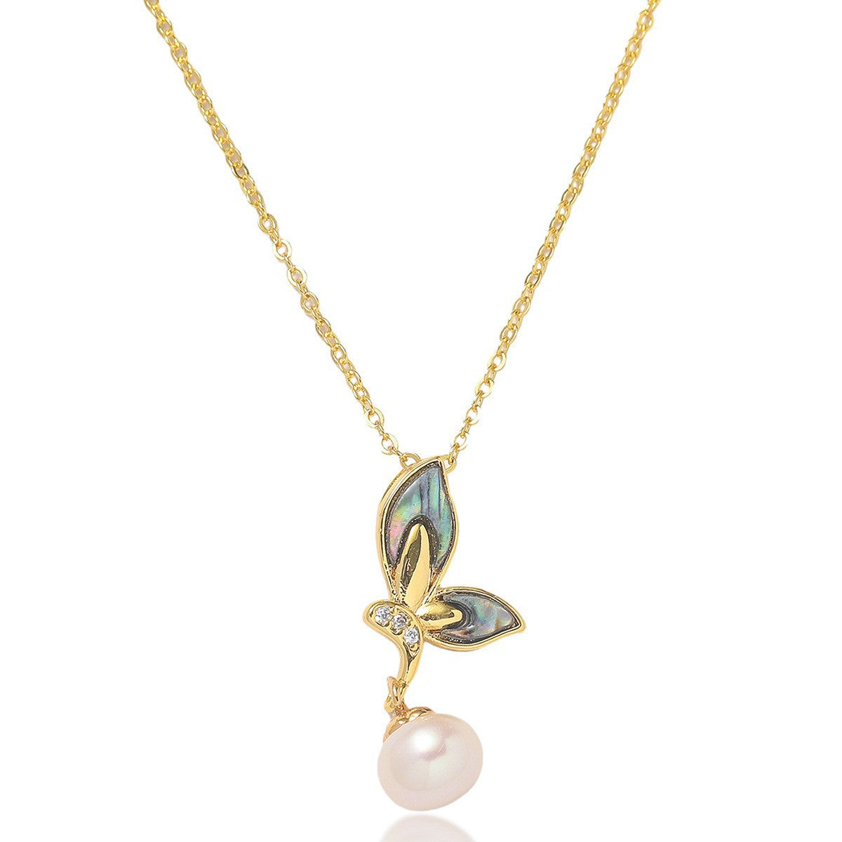 Amoré Zircon Flower Women's Necklace