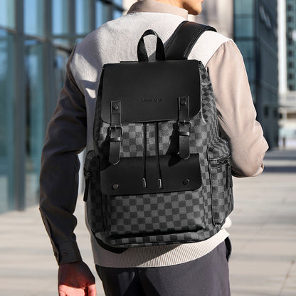 Classic Plaid Business  Backpack