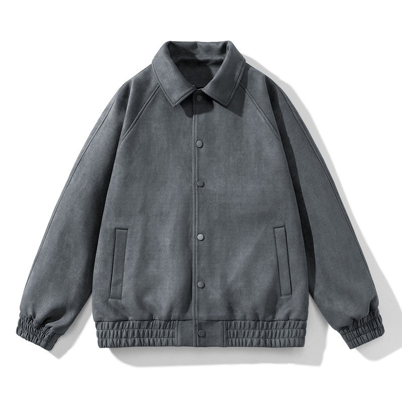 NASA Suede Vintage Bomber Baseball Jacket