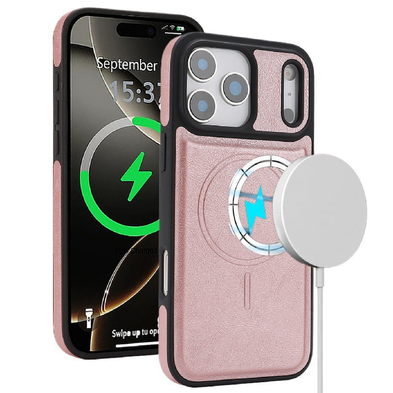 Mag Flock Tri-Fold Series  Wireless Charging & Card Wallet Case for iPhone 17