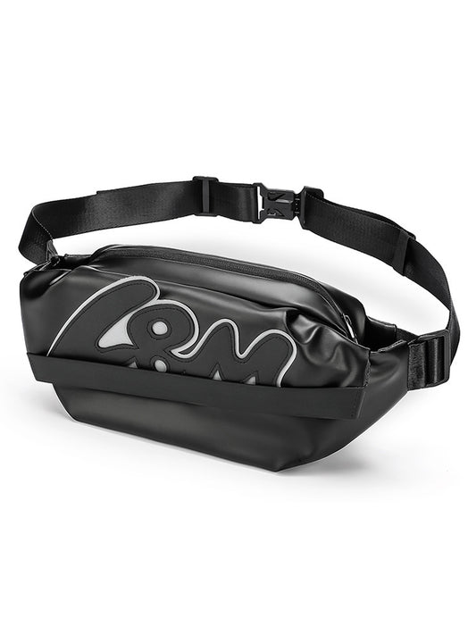 Crossbody bag, multifunctional chest bag, commuter bag, crossbody shoulder bag, magnetic buckle shoulder bag, men's cycling storage bag cross-border