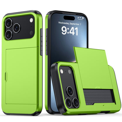 2-in-1 Anti-Drop Wallet Case for iPhone 17 / iPhone 16 / iPhone 15 Pro