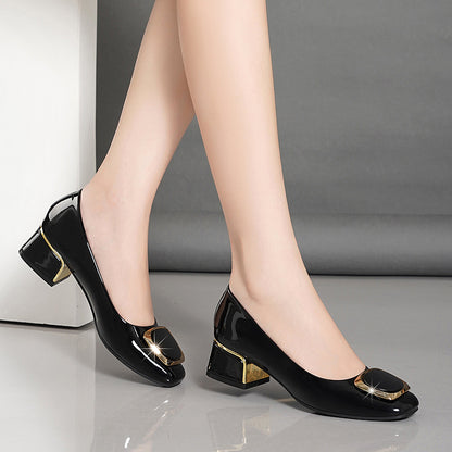 Britelle Soft Leather Mid-Heels