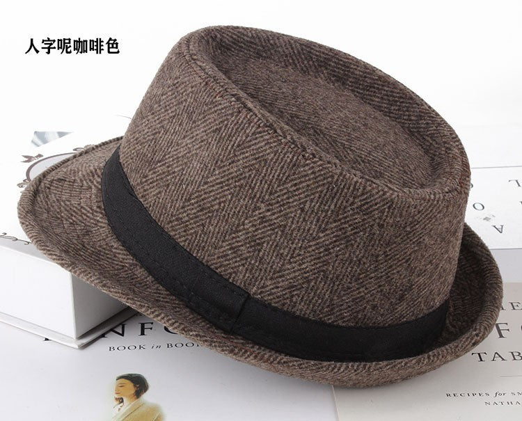 Autumn Plaid Flannel Jazz Hat