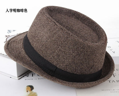 Autumn Plaid Flannel Jazz Hat