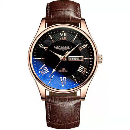 Boda Carrier Men's Waterproof Luminous Calendar Watch
