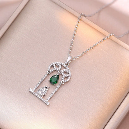 Amoré Zircon Flower Women's Necklace