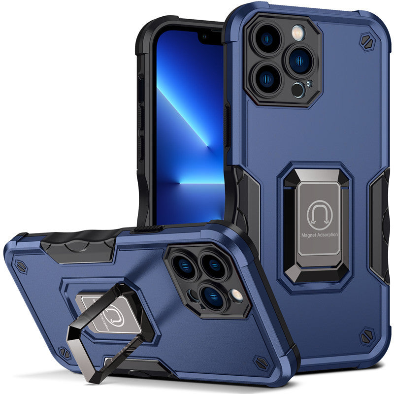 Military Flag Ring Case for iPhone