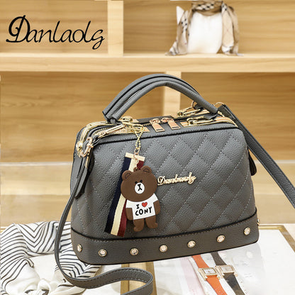 Chic European-Style Quilted Crossbody Bag