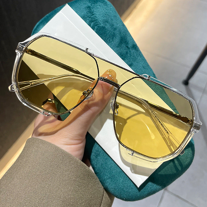 Ke Dun large-frame sunglasses: popular, stylish, and high-end.