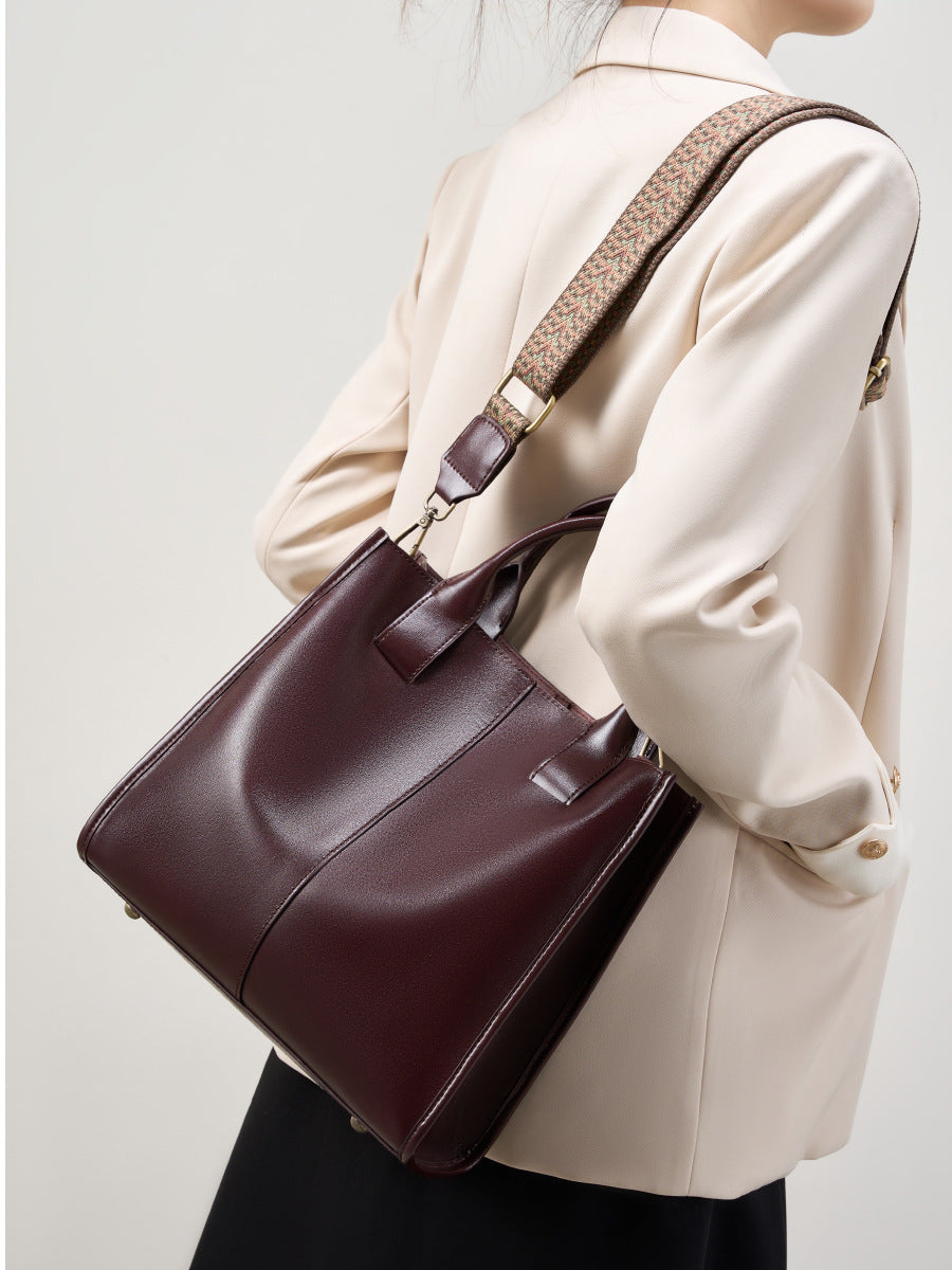 Luxe Carry Bucket Tote Bag