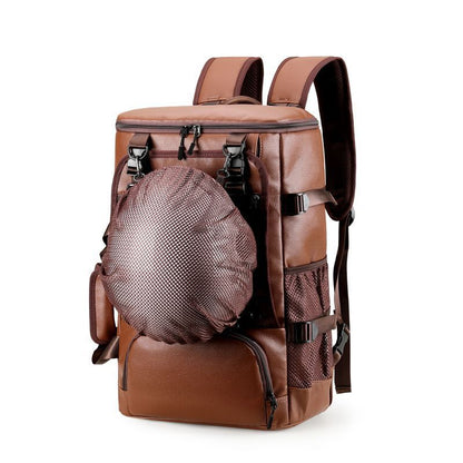 Leather Outdoor Adventure Backpack
