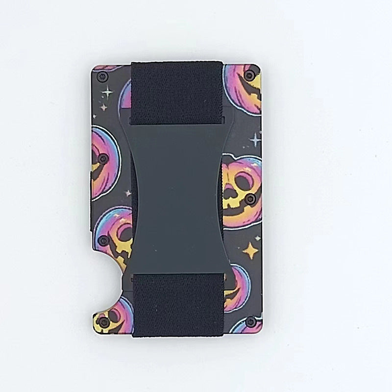 Carbon Fiber Metal Card Holder Wallet  RFID Anti-Theft