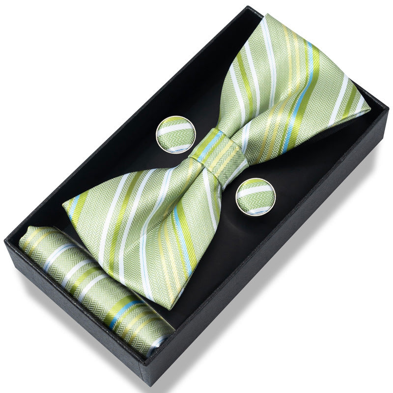 Striped Bow Tie Gift Set