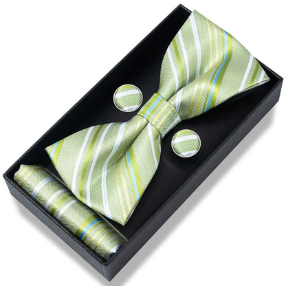 Striped Bow Tie Gift Set