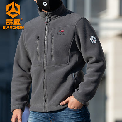 Anken Men's Winter Hiking Fleece Jacket
