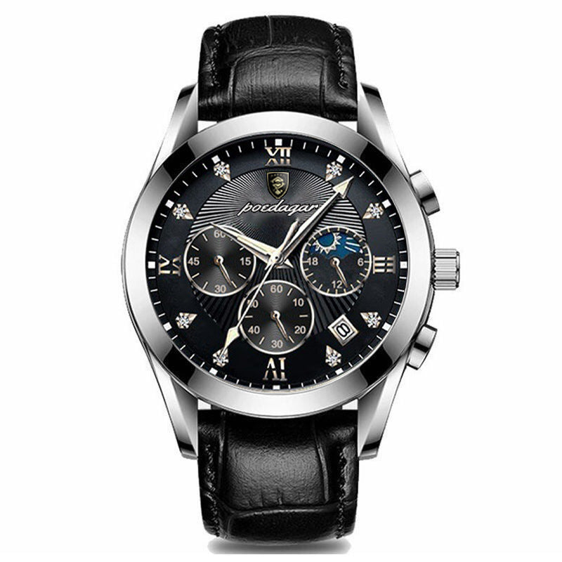 Boda Carrier Men's Waterproof Luminous Calendar Watch