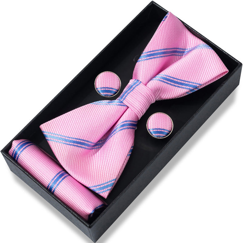 Striped Bow Tie Gift Set