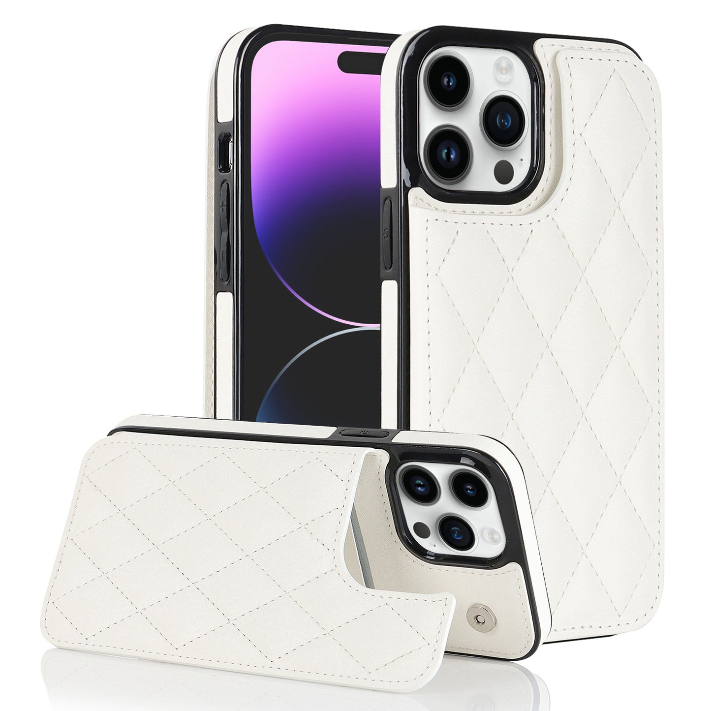 Aroma Buckle Sheep skin Series  Double-Buckle Fragrance Case for iPhone