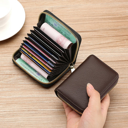 Anti-Degaussing Zipper Wallet f