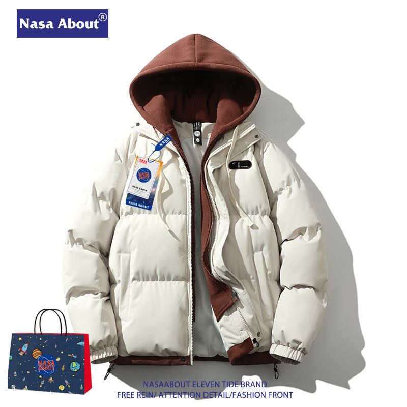 AstroTherm NASA Winter Thickened Collar Puffer Jacket