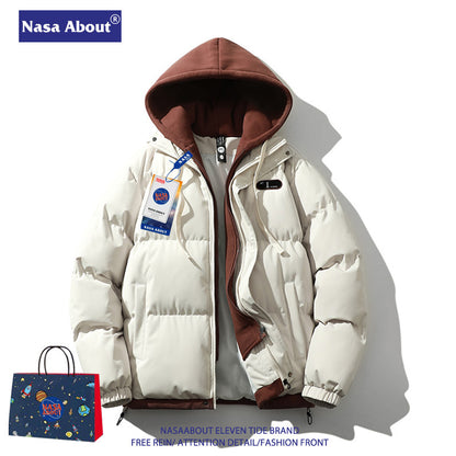 AstroTherm NASA Winter Thickened Collar Puffer Jacket