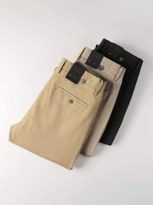 Prime Tailor Pure Cotton Slim Straight Business Slacks