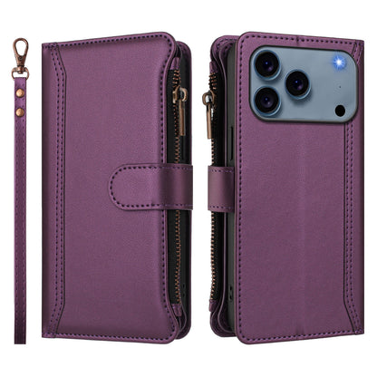 Zip Wallet Solid Series  Zipper Wallet Case for iPhone 17 Pro Max / Apple Phones