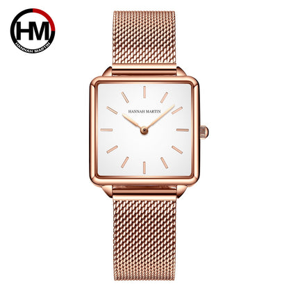Korean Minimalist Women’s Square Watch