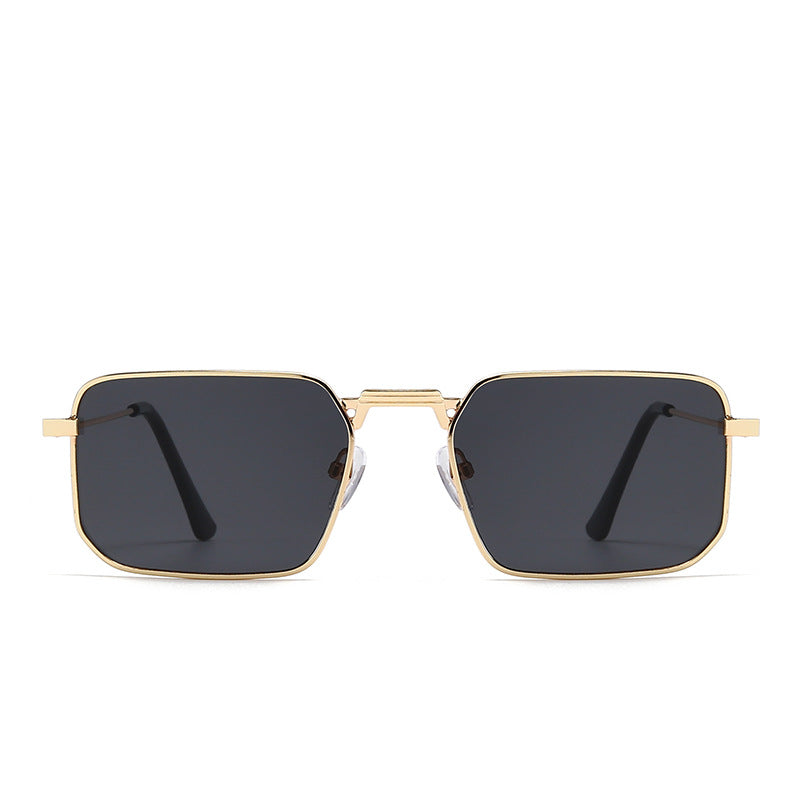 Square frame fashion metal sunglasses