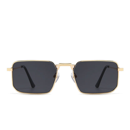 Square frame fashion metal sunglasses