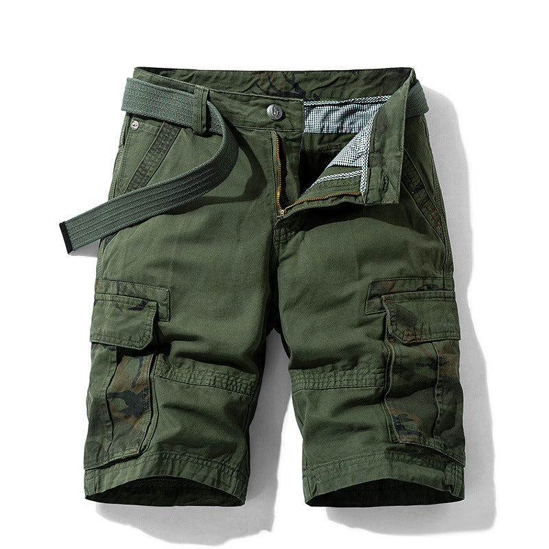 Men's camo cargo shorts
