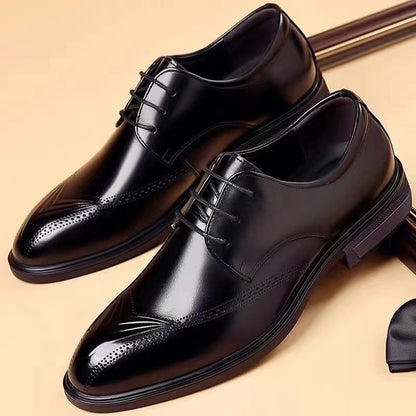 Regal Croc Elite Cowhide British Brogue Dress Shoes