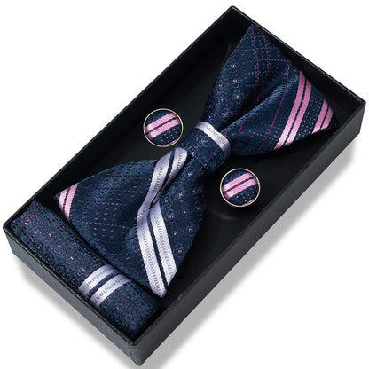 Striped Bow Tie Gift Set
