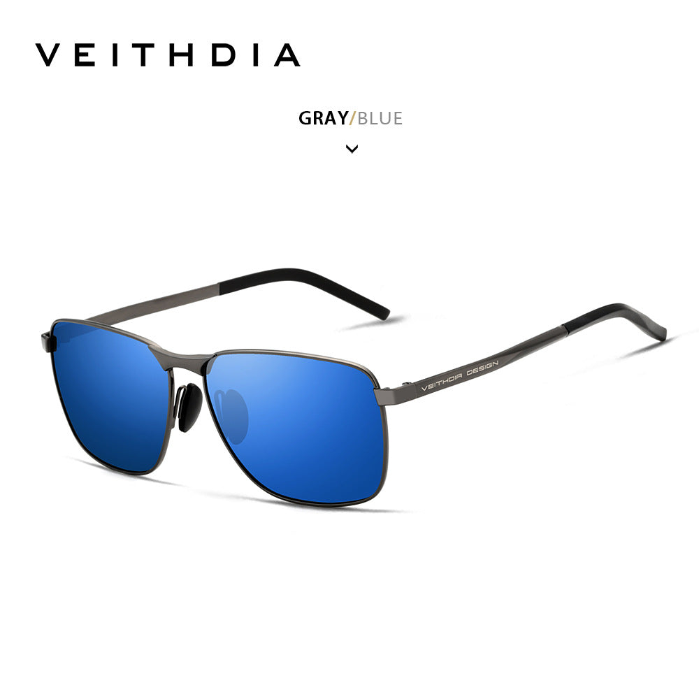 Laser-Engraved Polarized Mens Sunglasses  UV Protection