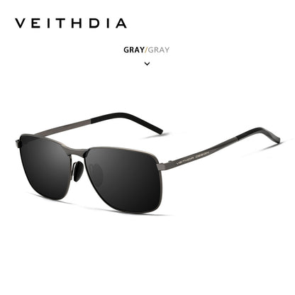 Laser-Engraved Polarized Mens Sunglasses  UV Protection