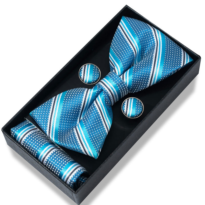 Striped Bow Tie Gift Set