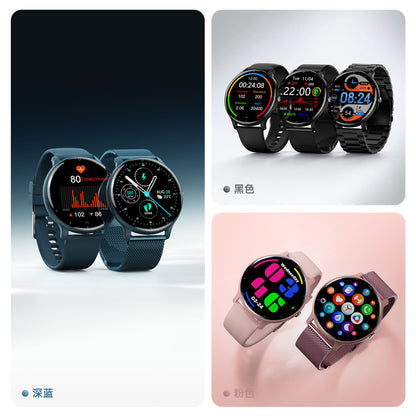 PRO smartwatch: Calls, voice, heart/steps, sports